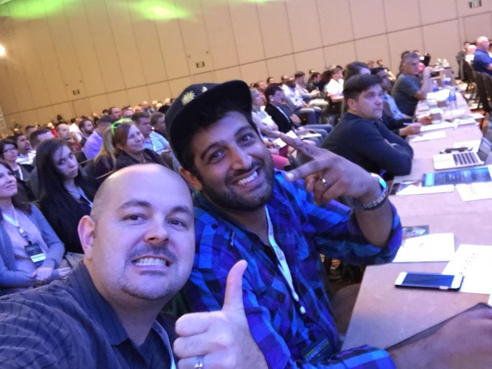 With Sam Khorramian, serial entrepreneur, Inc. 5000 honoree, and co-founder of Big Block Realty, at Content and Commerce 2016.